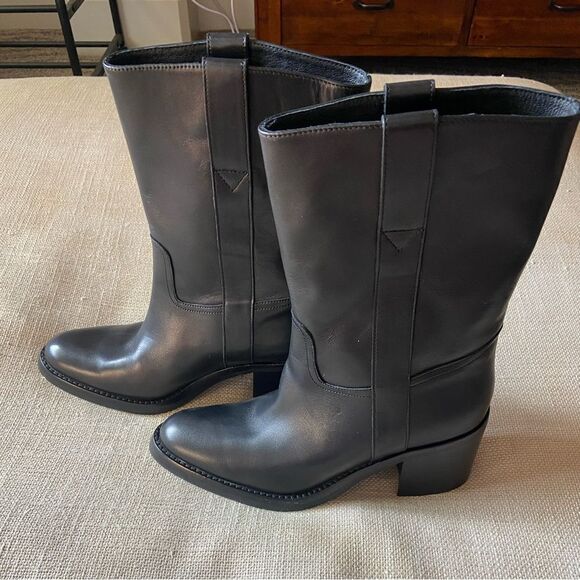 Jeffrey Campbell Desert Western Boot in Black Natural 6.5 - Picture 6 of 12